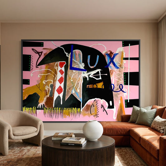Lux Styled in Modern Interior Setting | Abstract Art by Mofisto