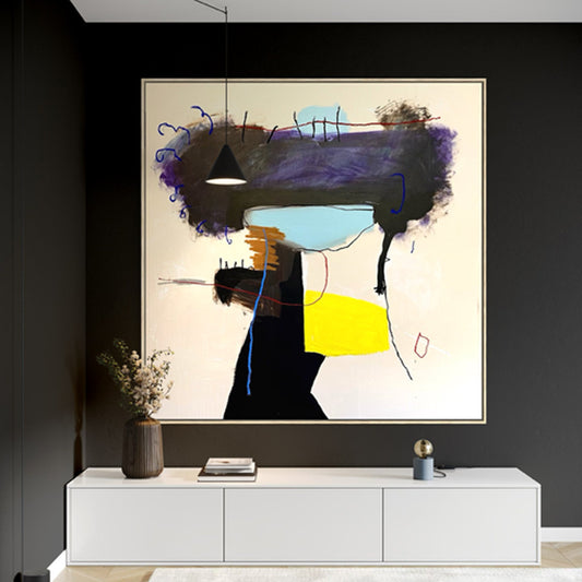 The Platform Styled in Modern Interior Setting | Abstract Geometric Art by Mofisto