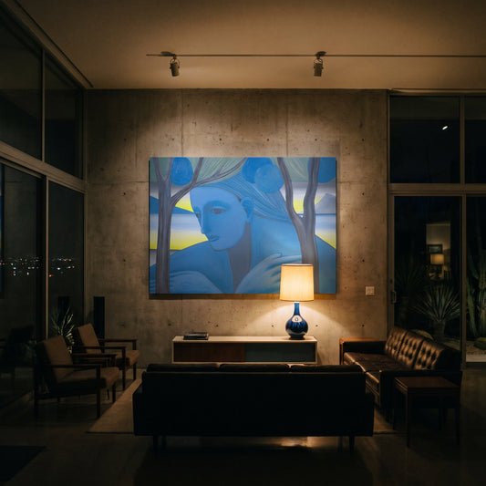 The Woman in Blue