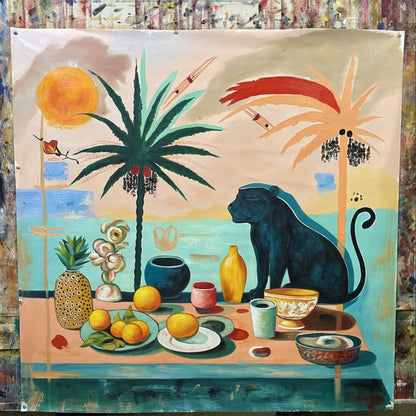 Taormina Still Life (Rolled and Ready to Ship)