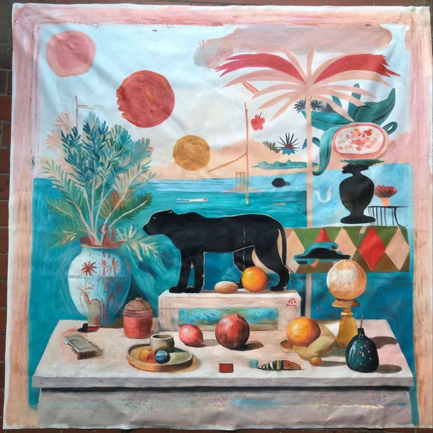 Taormina Still Life 2 (Rolled and Ready to Ship)