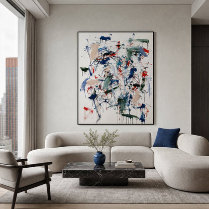 A Spontaneous Web of Color