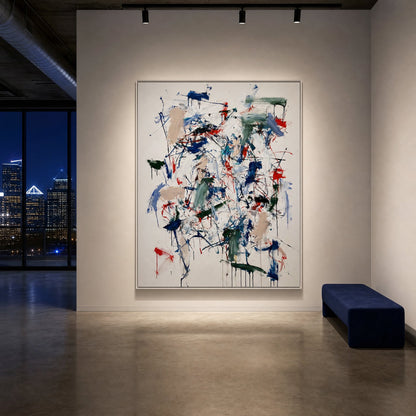 A Spontaneous Web of Color