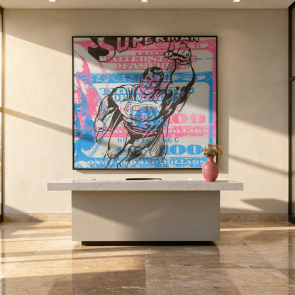 American Hero Styled in Modern Interior Setting | Pop Art by Mofisto