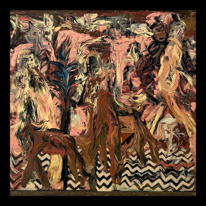Centaur Original Hand-Painted Artwork | Abstract Figurative Mixed Media on Canvas | Mofisto