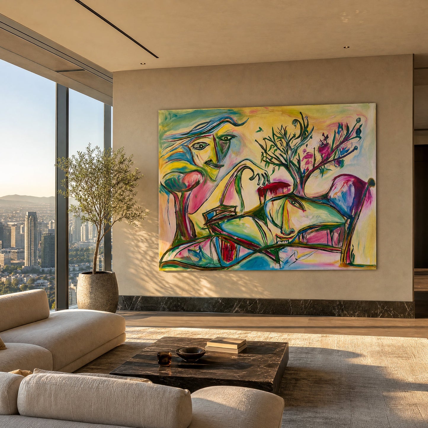 Entangled Lives in Pastel