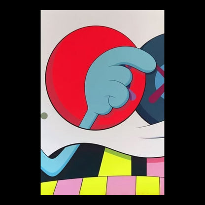 Eye Spy Original Hand-Painted Artwork | Figurative Pop Art Mixed Media on Canvas | Mofisto