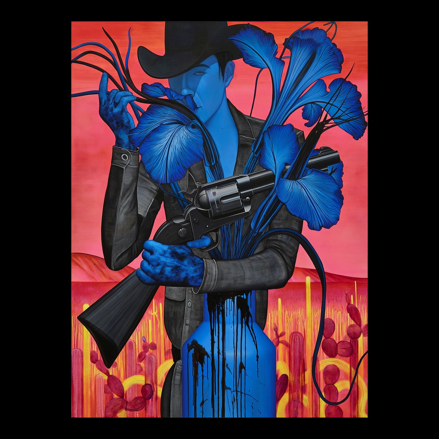Guns and Blue Irises