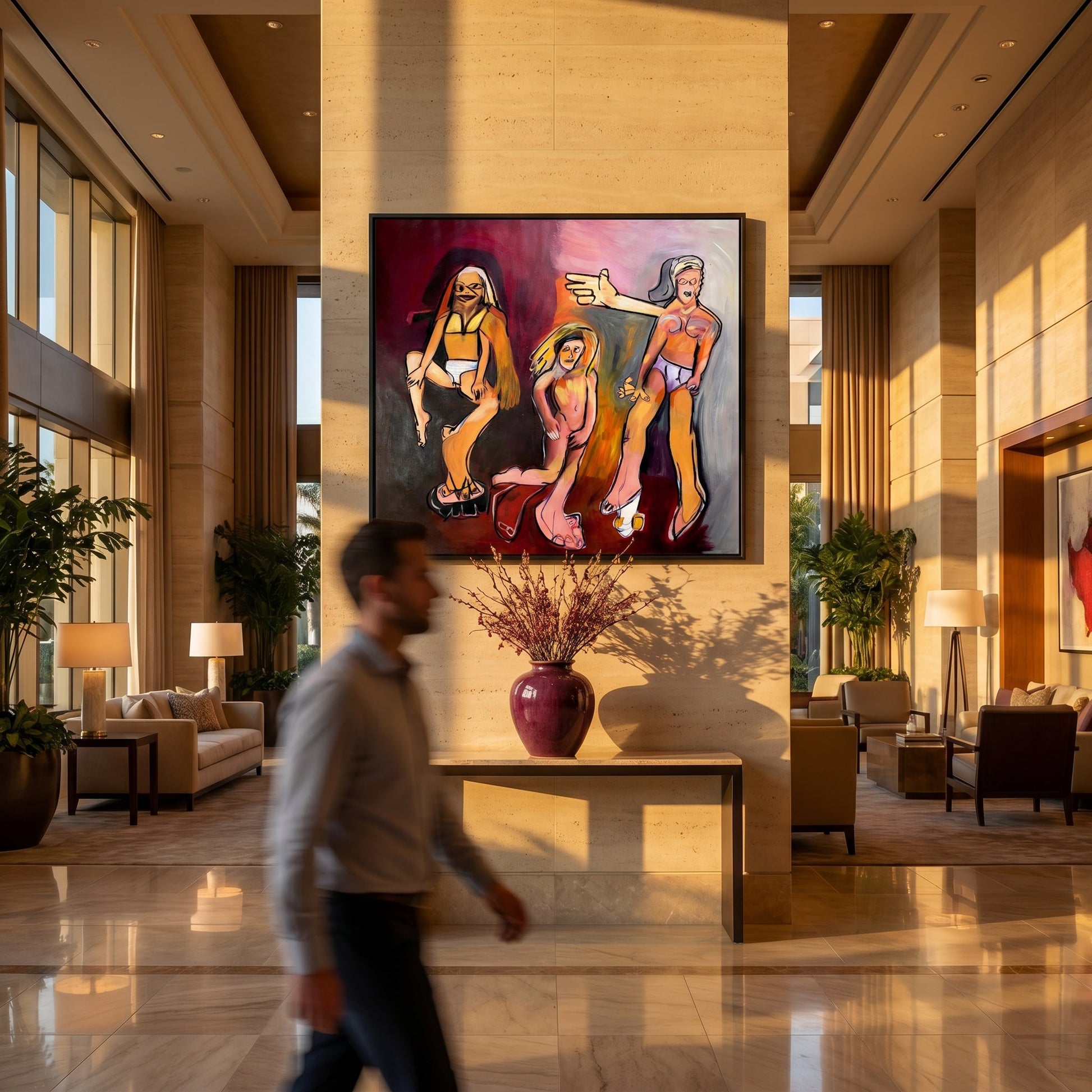 He's Not the Prince Styled in Modern Interior Setting | Figurative Portrait Art by Mofisto
