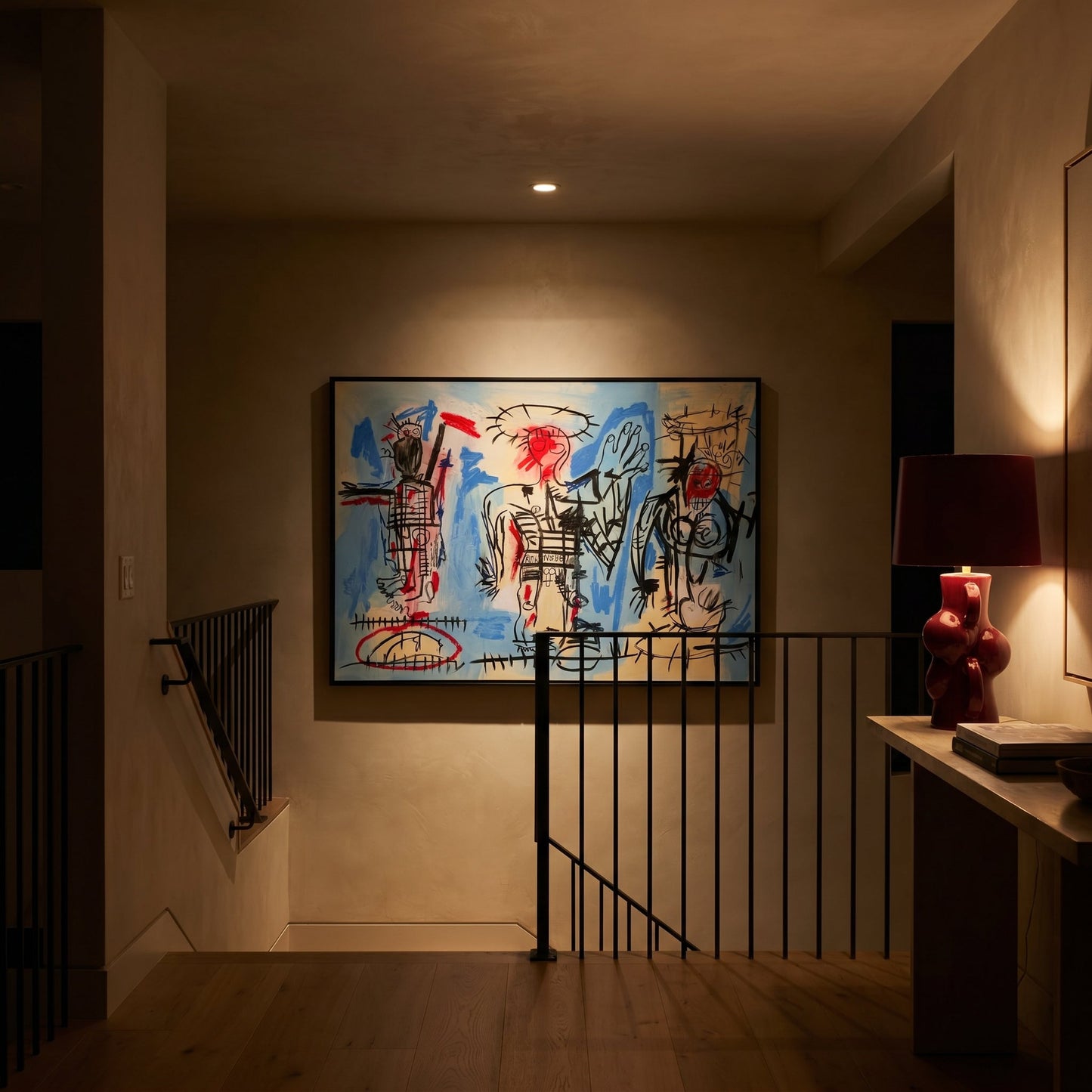 JMB Line Up Large Format Original Painting | Neo-Expressionist Figurative Mixed Media | Mofisto