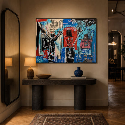 Obnoxious Liberals Large Format Original Painting | Neo-Expressionist Street Art Mixed Media | Mofisto