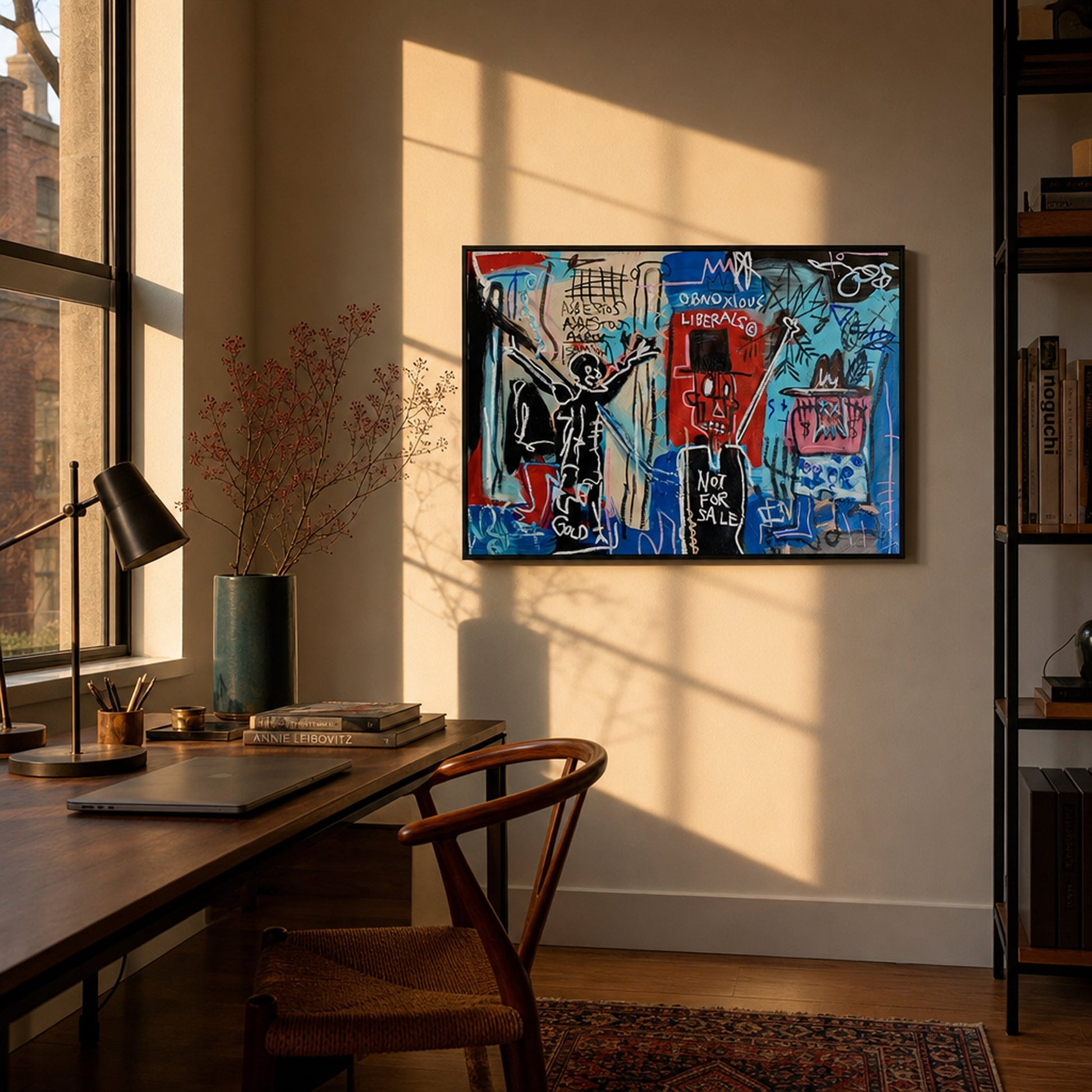 Obnoxious Liberals Small Format Original Painting | Neo-Expressionist Street Art Mixed Media | Mofisto