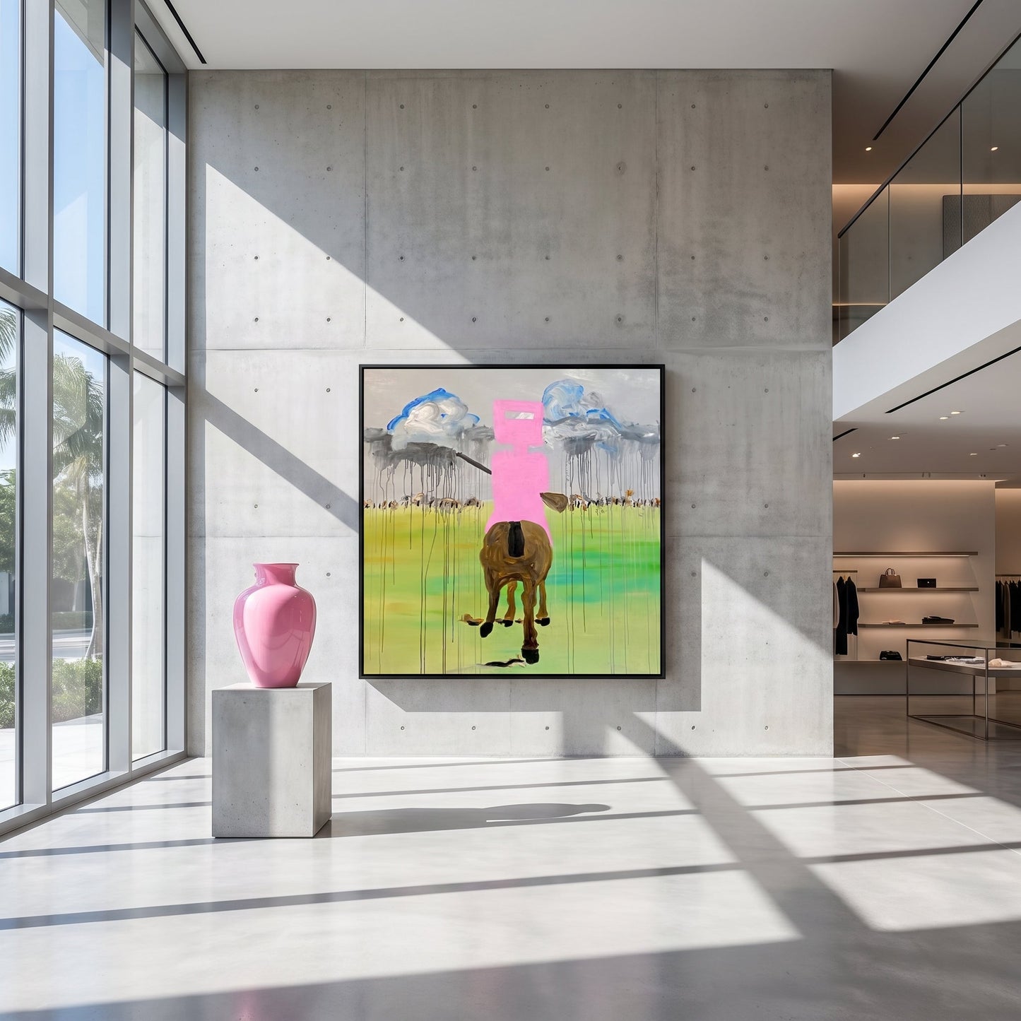 Monday to Friday Ned Wore Black, But on the Weekend Styled in Modern Interior Setting | Australian Folk Art by Mofisto