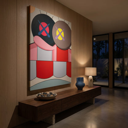 Of Kawz It Was Styled in Modern Interior Setting | Figurative Pop Art by Mofisto
