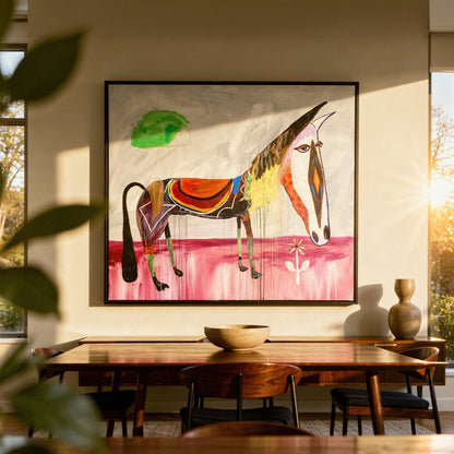 Ole Small Format Mockup | Equestrian Mixed Media | Mofisto