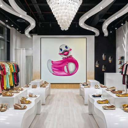 Rubber F*cky Styled in Modern Interior Setting | Pop Art by Mofisto