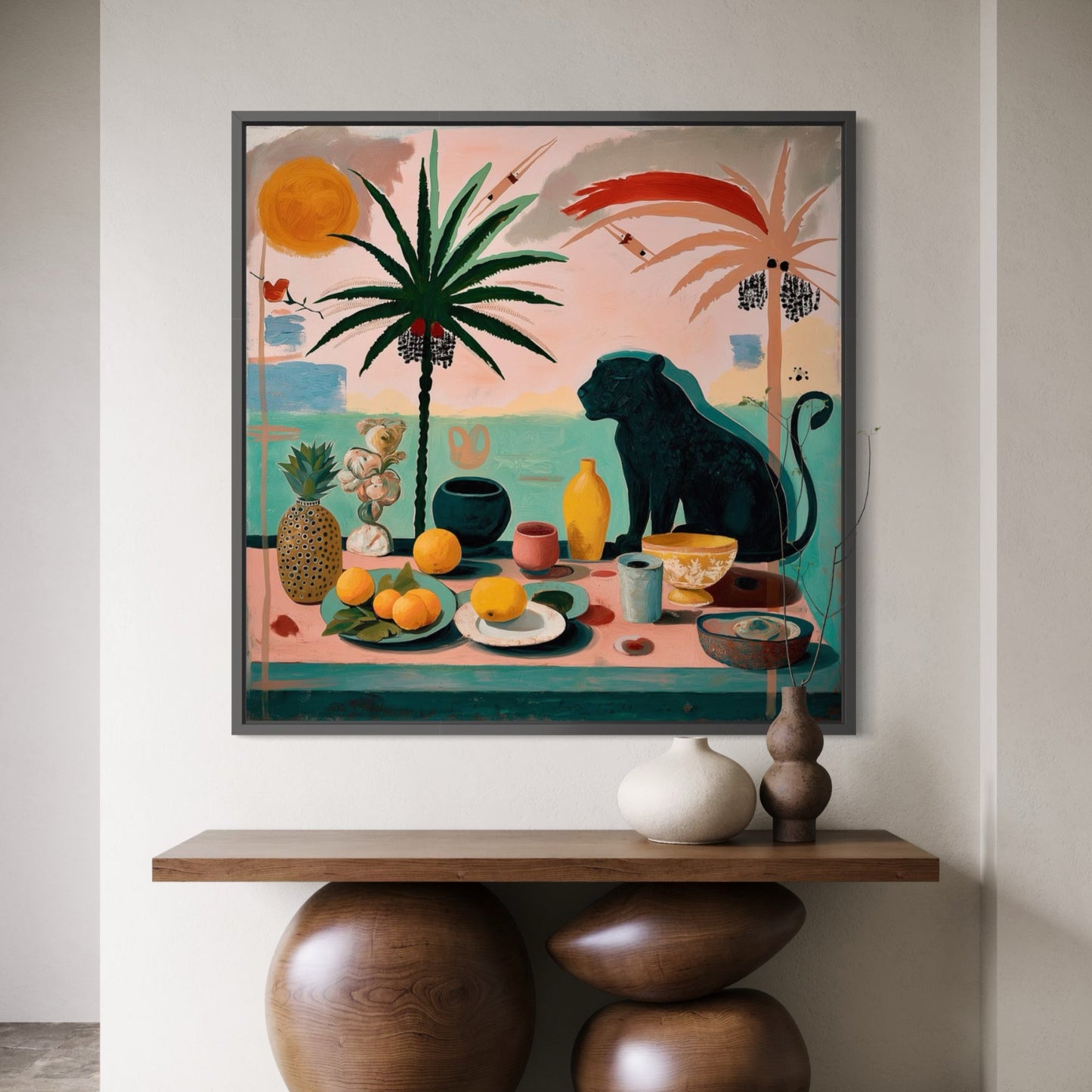 Taormina Still Life Small Format Original Painting | Figurative Still Life Mixed Media | Mofisto