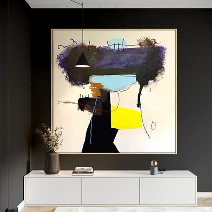 The Platform Styled in Modern Interior Setting | Abstract Geometric Art by Mofisto