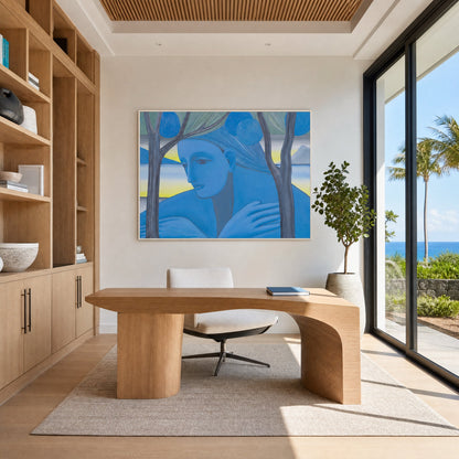 The Woman in Blue